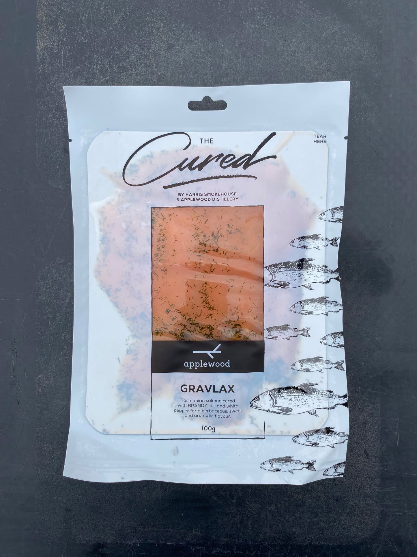 HARRIS SALMON CURED GRAVLAX - 100g