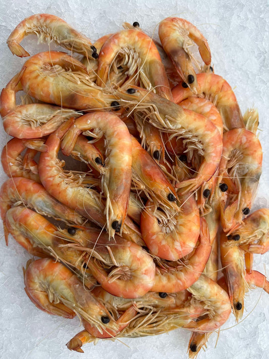 WHOLE COOKED SA KING PRAWNS - PER KG PURCHASE