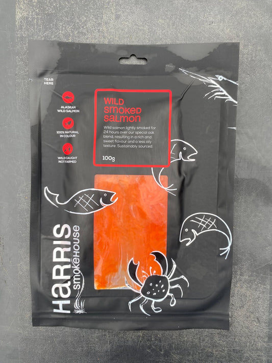HARRIS WILD COLD SMOKED SALMON - 100g